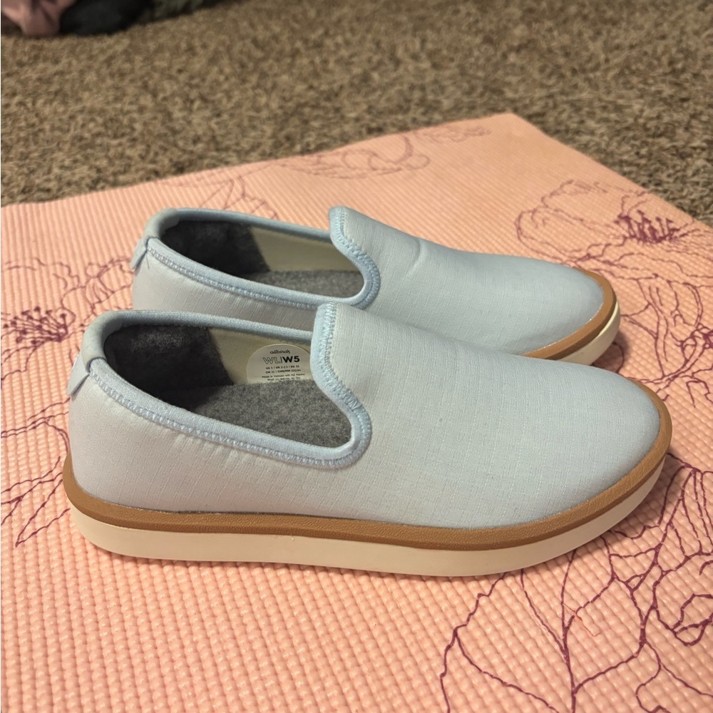 Allbirds Light Blue Wool Lounger Shoes
